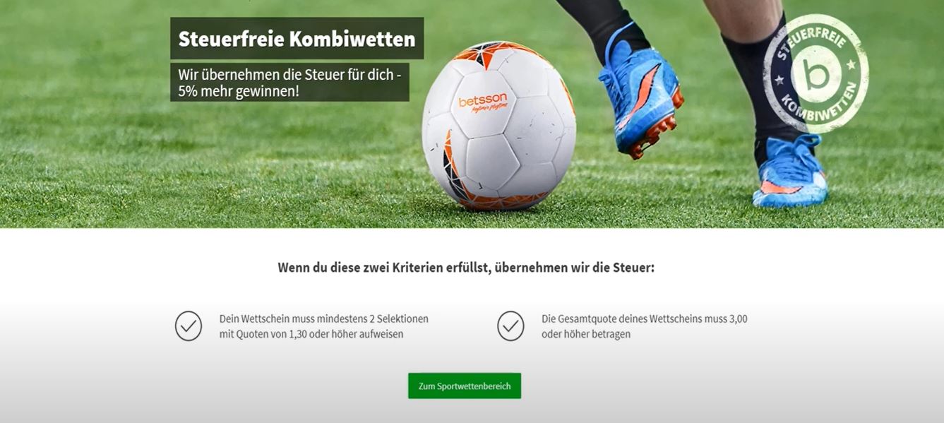 Ab wann müssen Sportwetten versteuert werden